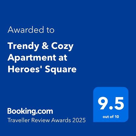 Trendy & Cozy Apartment At Heroes' Square Budapest Bagian luar foto